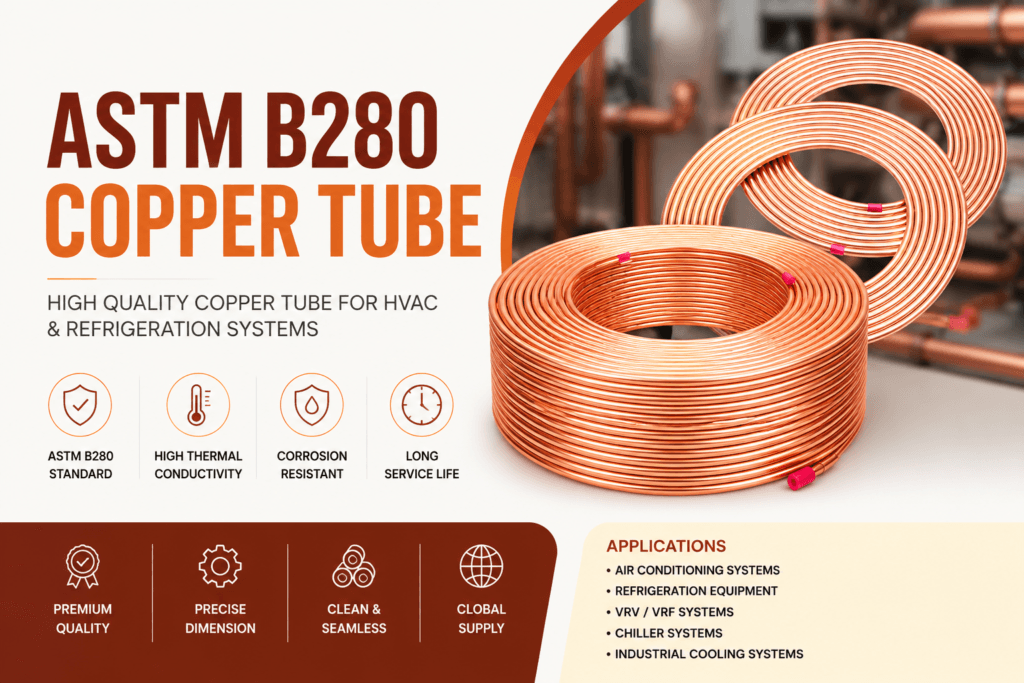 ASTM B280 Copper Tube