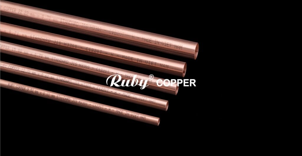 straight copper tube