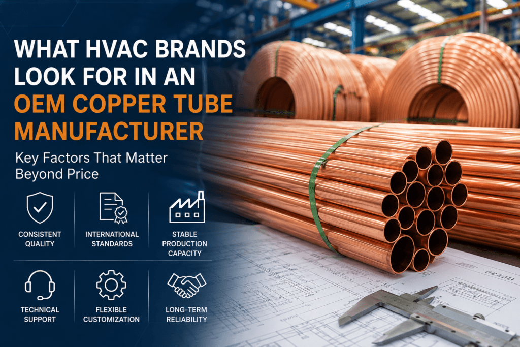 What HVAC Brands Look for in an OEM Copper Tube Manufacturer