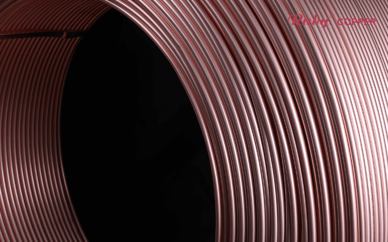 Small-diameter copper tubes produced through the copper tube drawing process