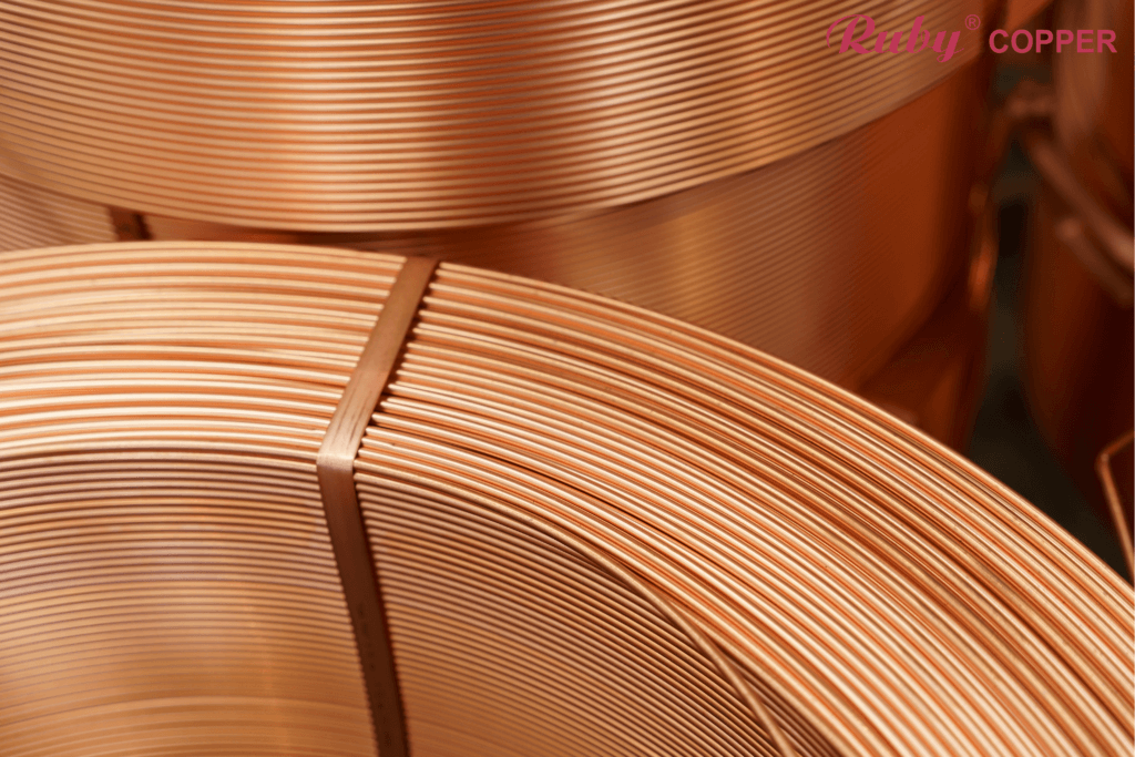 High-quality copper tubes manufactured by Ruby Copper