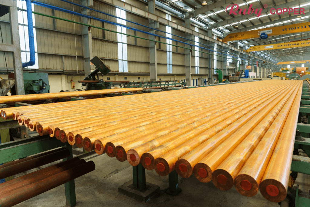 Copper tubes for HVAC installations manufactured by Ruby Copper