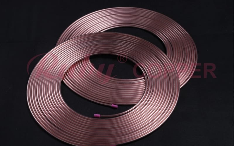Seamless copper tubes for air conditioning and refrigeration