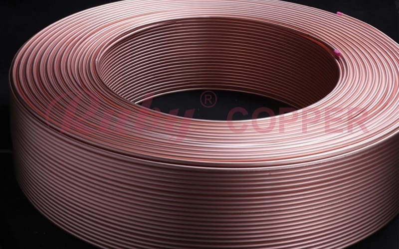 Pipa tembaga AC dalam bentuk coil untuk sistem HVAC dan refrigerasi