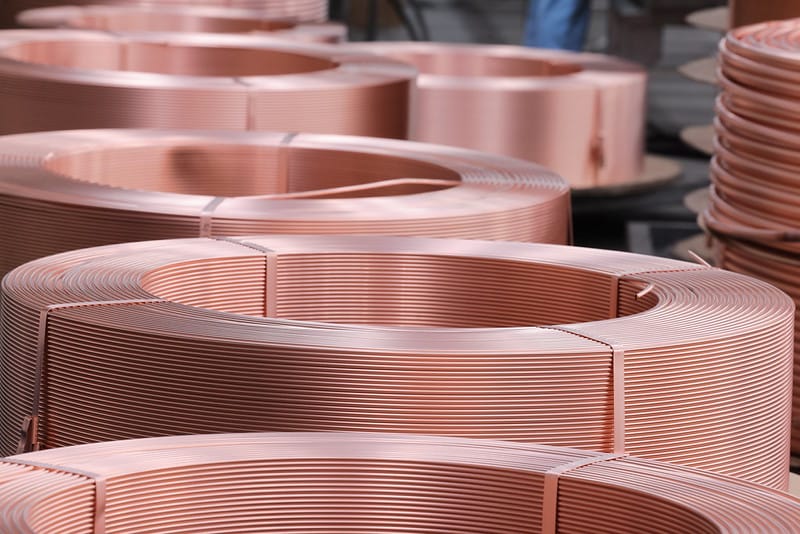 C1220T-O copper tube for HVAC and refrigeration applications